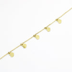 Load image into Gallery viewer, Molly Heart Disc Fashion Bracelet slim heart pendant