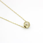 Load image into Gallery viewer, Molly Half Crystal Drum Shape Fashion Necklace