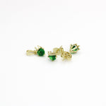 Load image into Gallery viewer, Molly Emerald Green Gem Jewelry Set with Crown Style