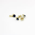 Load image into Gallery viewer, Molly Blue Gem Fashion Jewelry Set with crown at the top