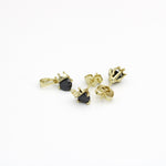 Load image into Gallery viewer, Molly Black Gem Fashion Earrings and Pendant