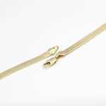 Load image into Gallery viewer, Molly Flat Cobra Snake Chain Fashion Jewelry Set the lock design