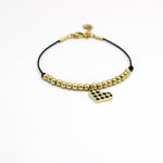Load image into Gallery viewer, Molly Half Cord Stripe Heart Pendant Fashion Bracelet - Molly Jewelries Your everyday jewelry