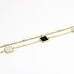 Load image into Gallery viewer, Molly Triple Flat Square Fashion Bracelet