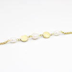 Load image into Gallery viewer, Molly Circle and Pearl Fashion Bracelet bvlgari design