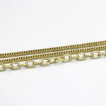 Load image into Gallery viewer, Molly Half Layered Chain with Heart Pendant Fashion Necklace