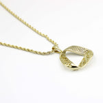 Load image into Gallery viewer, Molly Versace Pendant Fashion Necklace and Earrings Jewelry Set