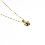 Load image into Gallery viewer, Molly Red Gem Fashion Necklace and Earrings Jewelry Set