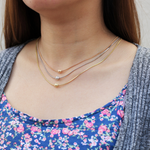 Load image into Gallery viewer, Unique Molly Triple Ball Pure Chain Fashion Necklace for women