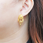 Load image into Gallery viewer, Unique Molly Tribal Shield Fashion Earrings for women