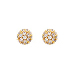 Load image into Gallery viewer, Unique Molly Half Crystal Ball Fashion Earrings for women
