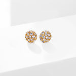 Load image into Gallery viewer, Unique Molly Half Crystal Ball Fashion Earrings for women
