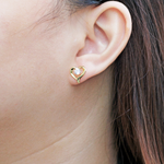 Load image into Gallery viewer, Unique Molly Heart and Crystal Drop Fashion Earrings for women