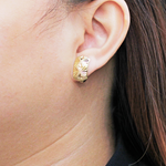 Load image into Gallery viewer, Unique Molly Shine Engraved English Lock Fashion Earrings for women