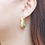 Load image into Gallery viewer, Unique Molly Big Shine Engraved English Lock Fashion Earring for women
