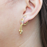 Load image into Gallery viewer, Unique Molly Shine Engraved English Lock Fashion Earrings for women