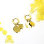 Load image into Gallery viewer, Molly Double Circle Huggie Fashion Earrings