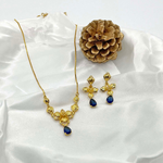 Load image into Gallery viewer, Molly Sapphire Necklace + Earrings Fashion Jewelry Set