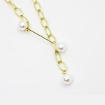 Load image into Gallery viewer, Unique Molly Big Chain with Pearl Fashion Necklace for women