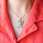 Load image into Gallery viewer, Unique Molly Religious Square Fashion Pendant for women