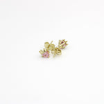 Load image into Gallery viewer, Molly Blush Pink Gem Jewelry Earrings with Crown Style
