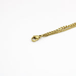 Load image into Gallery viewer, Molly Double Layer Chain with Double B Pendant Fashion Necklace
