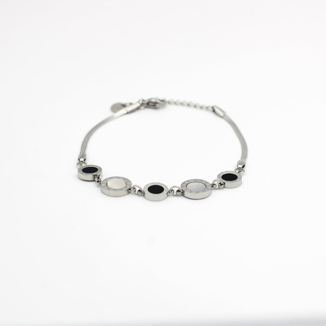 Molly Silver Onyx Element Fashion Bracelet - Molly Jewelries Your everyday jewelry