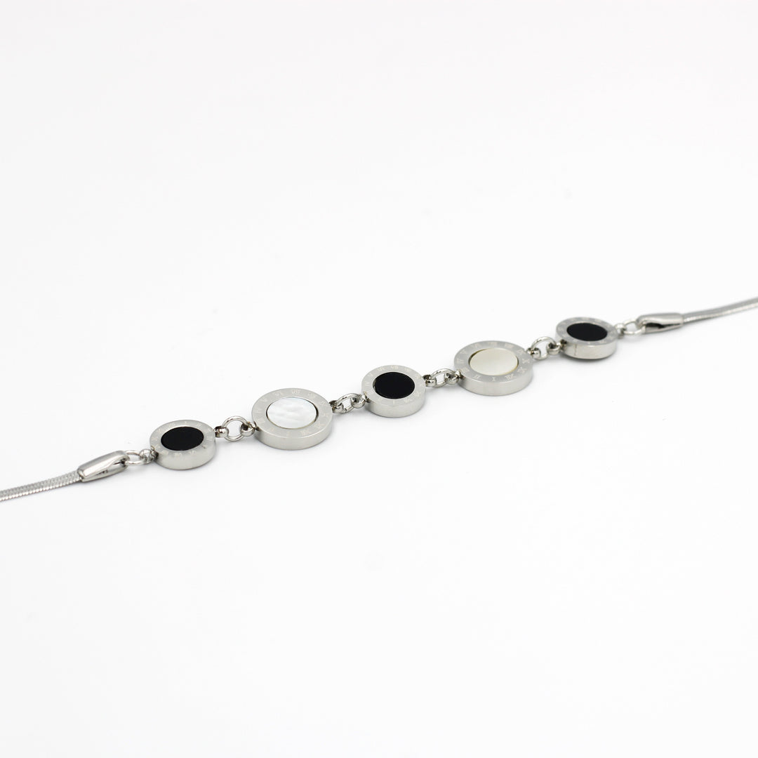 Molly Silver Onyx Element Fashion Bracelet - Molly Jewelries Your everyday jewelry