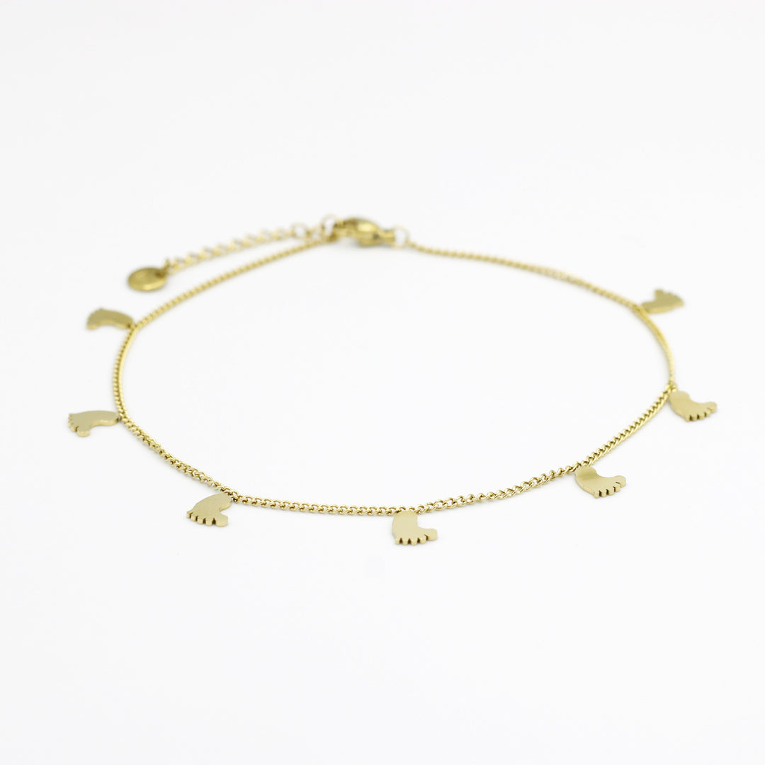 Molly Foot Prints Fashion Bracelet - Molly Jewelries Your everyday jewelry