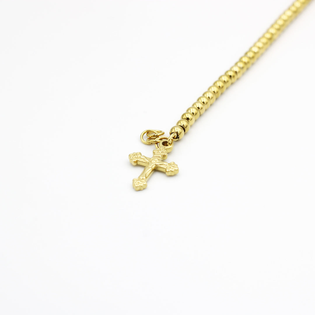 Molly Beads Cross Pendant Fashion Bracelet - Molly Jewelries Your everyday jewelry