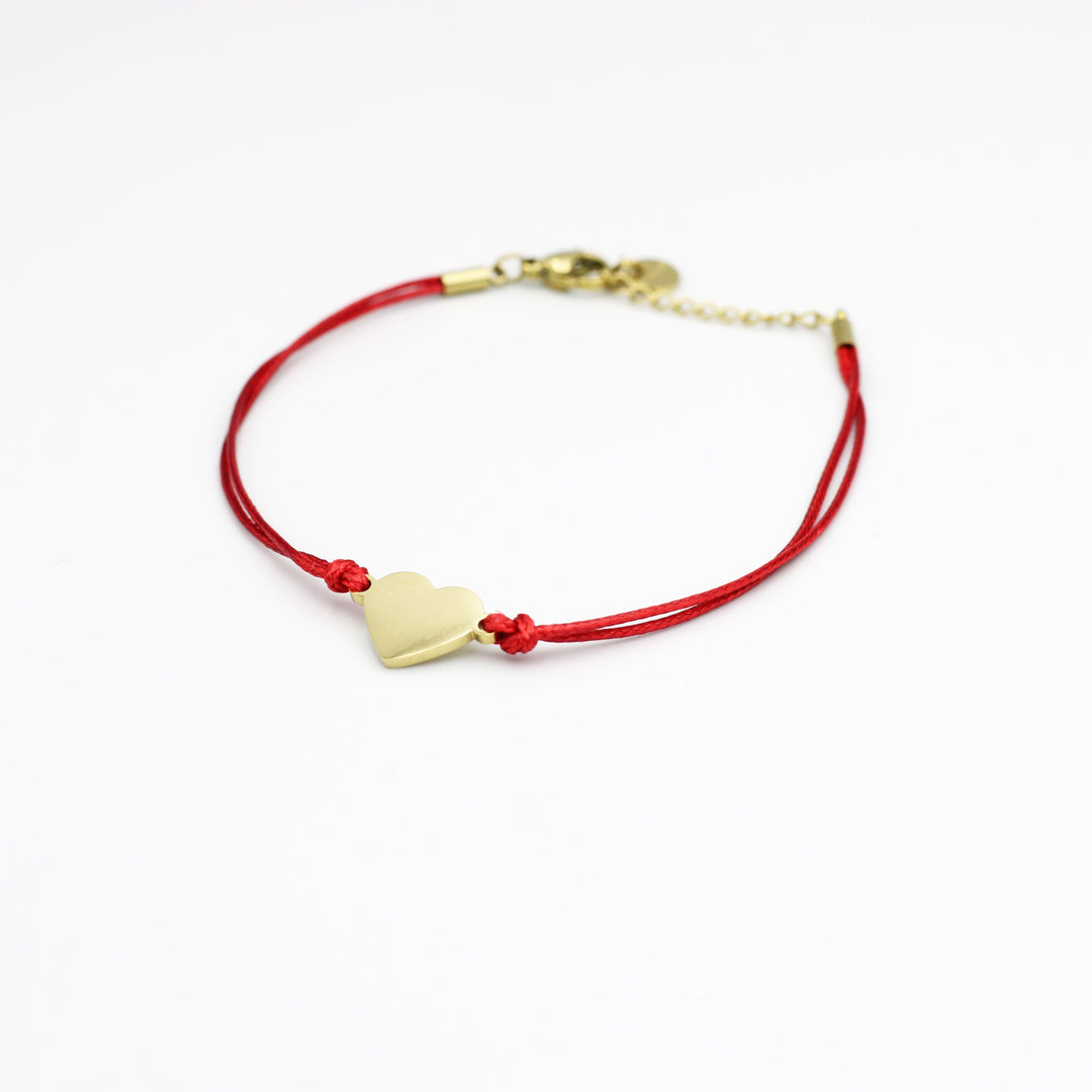 Molly Red String Heart Fashion Bracelet - Molly Jewelries Your everyday jewelry