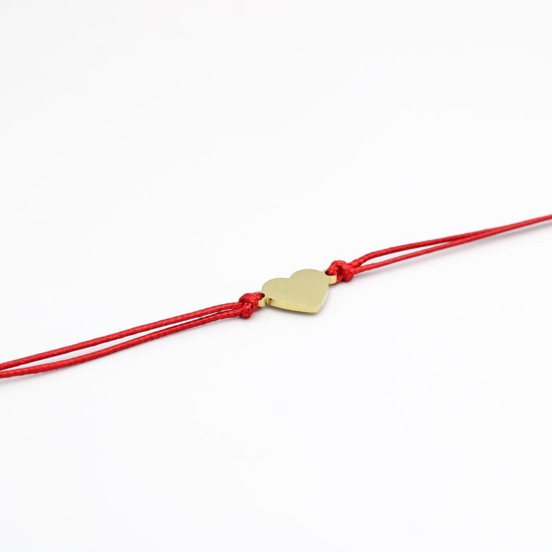 Molly Red String Heart Fashion Bracelet - Molly Jewelries Your everyday jewelry