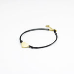 Load image into Gallery viewer, Molly Black String Heart Fashion Bracelet
