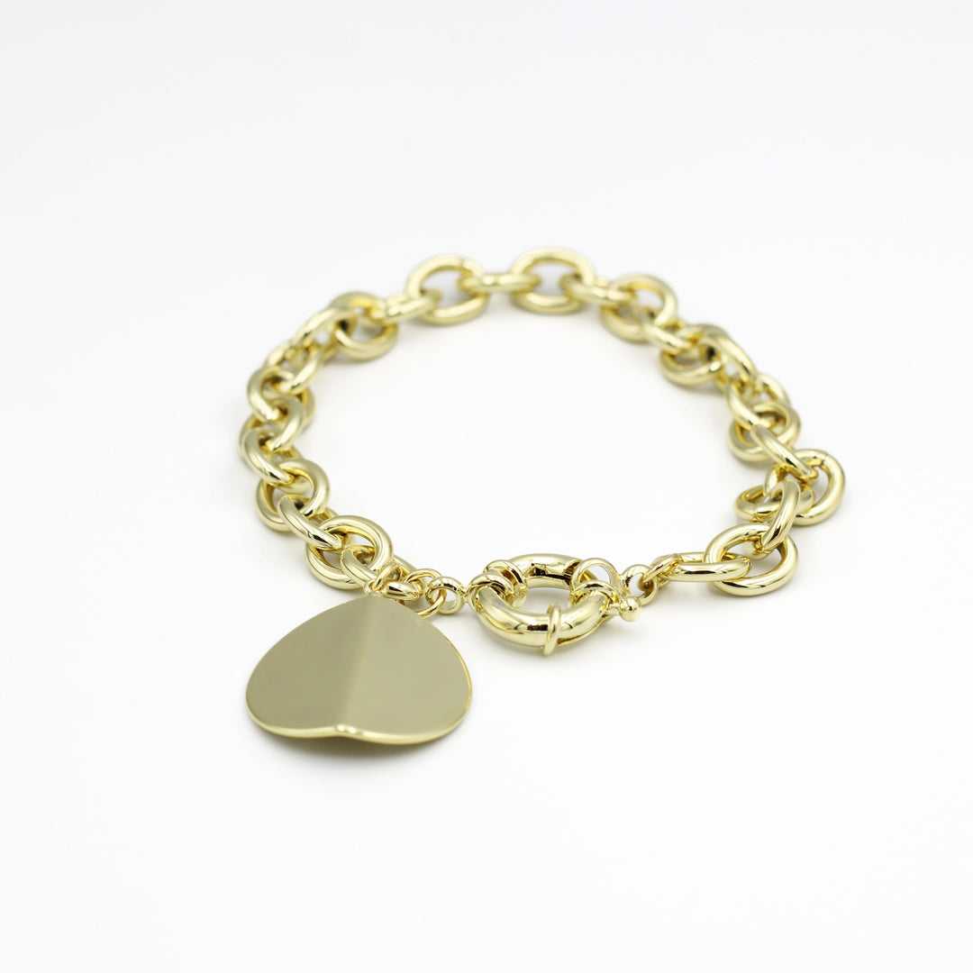 Molly Imperfect Elegant Circle Pendant Fashion Bracelet