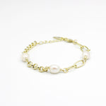 Load image into Gallery viewer, Molly Triple Pearl Fashion Bracelet
