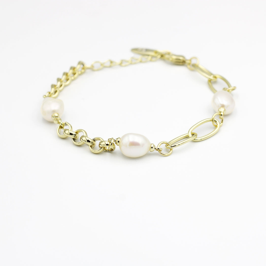 Molly Triple Pearl Fashion Bracelet