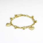 Load image into Gallery viewer, Molly Double Heart Fashion Bracelet
