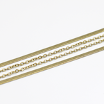 Load image into Gallery viewer, Molly Double Layered Chain with Box Pendant Fashion Necklace
