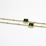 Load image into Gallery viewer, Molly Square Emerald Shape Fashion Necklace
