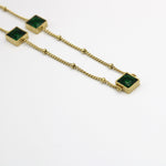 Load image into Gallery viewer, Molly Square Emerald Shape Fashion Necklace
