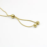 Load image into Gallery viewer, Molly Triple Beads Fashion Necklace with sleek chain
