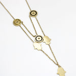 Load image into Gallery viewer, Molly Flat Circle Beads Fashion Necklace
