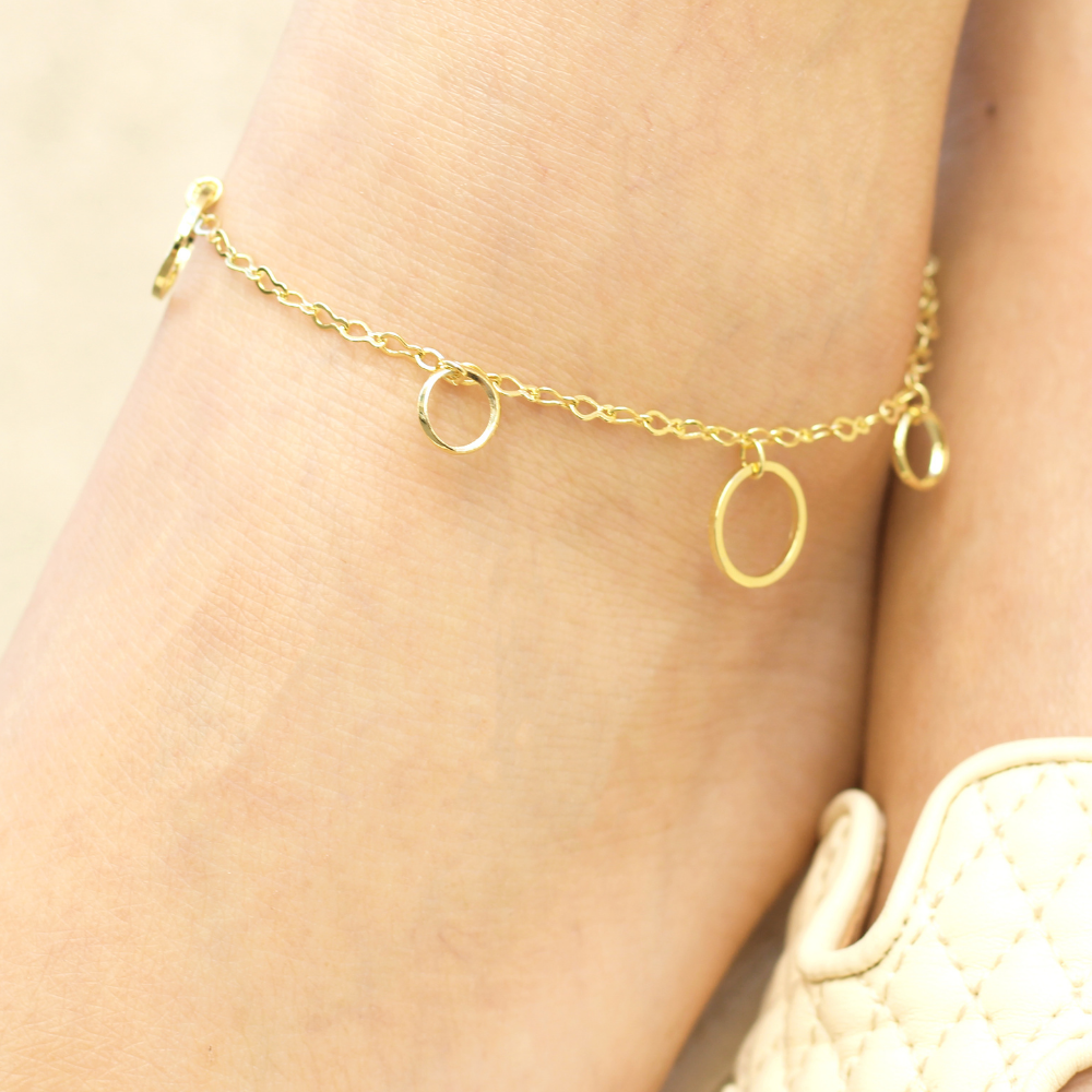 Molly Circle and Bell Style Fashion Anklet