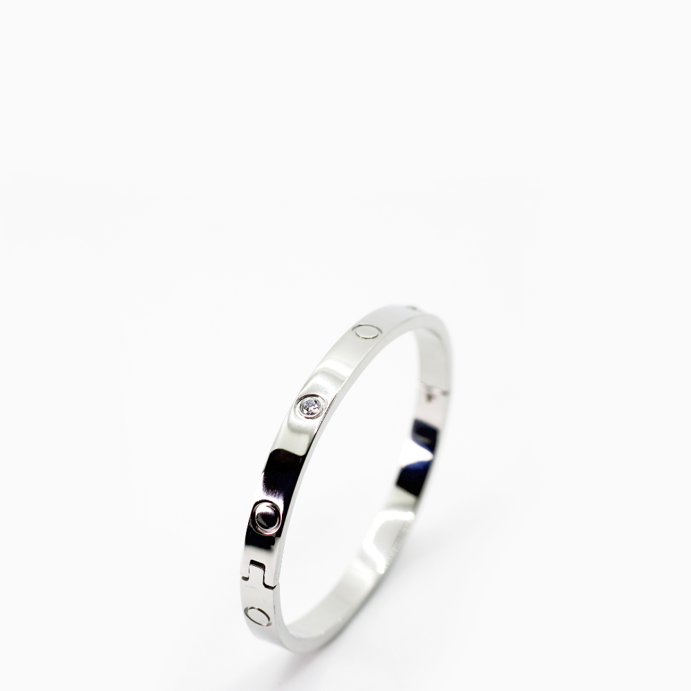 Molly C Bangle embeded with crystal Fashion Bracelet for women