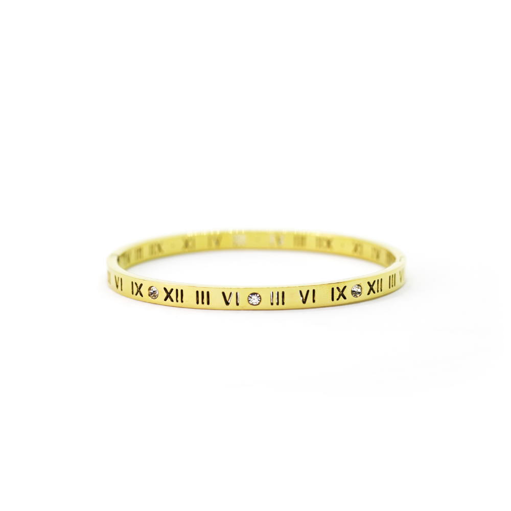 Unique Molly Engraved Numeral Fashion Bracelet for women