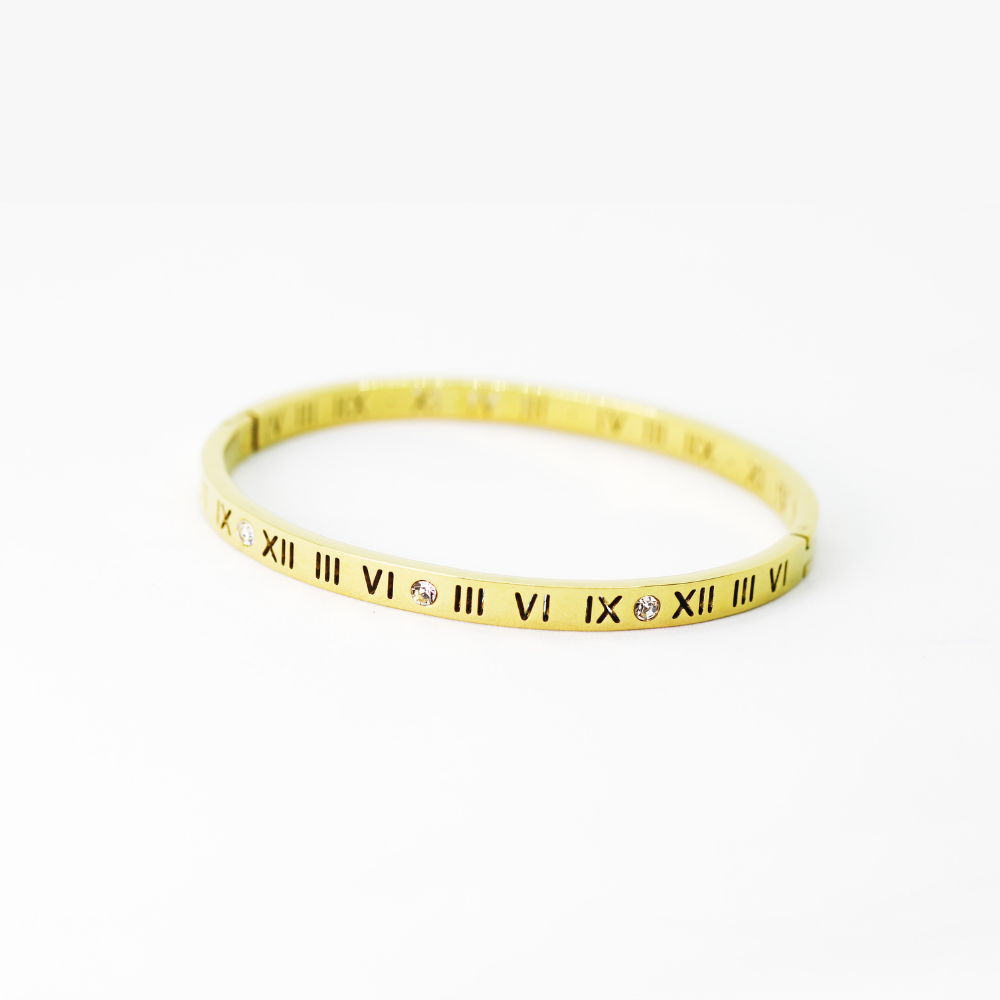 Unique Molly Engraved Numeral Fashion Bracelet for women