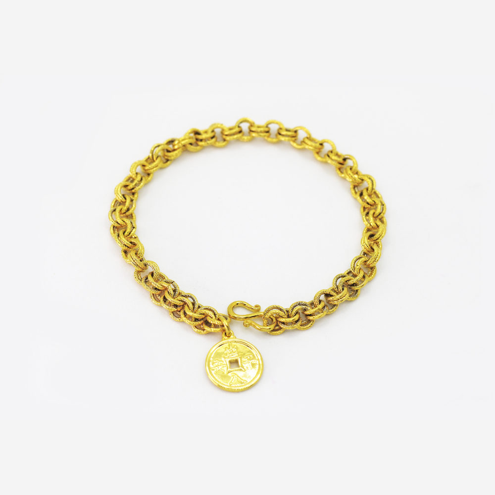 Unique Molly Lucky Coin Fashion Bracelet for women