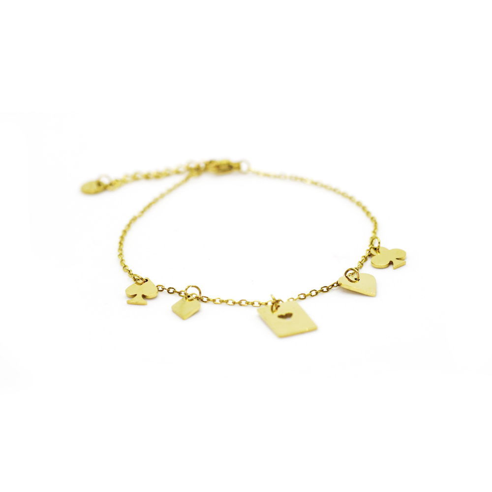 Unique Molly Card Charm Fashion Bracelet for women