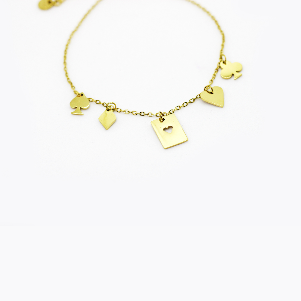 Unique Molly Card Charm Fashion Bracelet for women