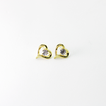 Load image into Gallery viewer, Unique Molly Heart and Crystal Drop Fashion Earrings for women
